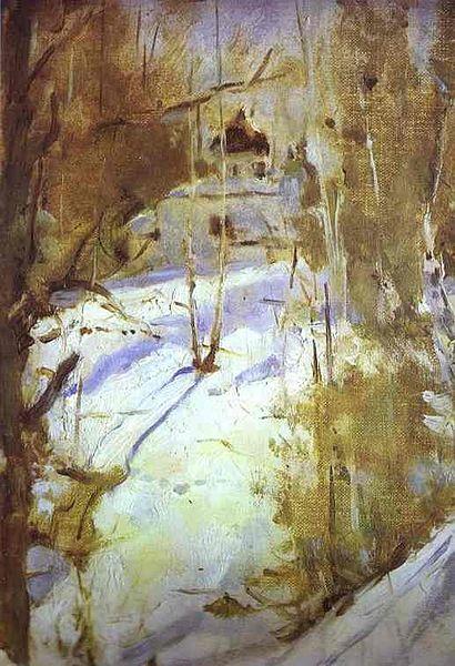 Valentin Serov Winter in Abramtsevo China oil painting art